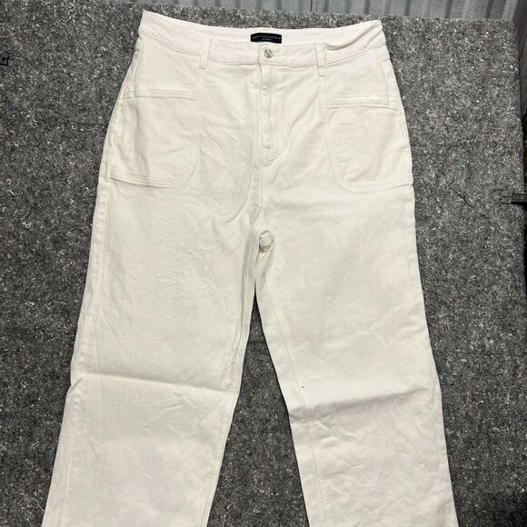 Sanctuary Denim - Sanctuary Jeans Women's 16W 38x30 White Denim Stretch Ladies Pants Wide Leg